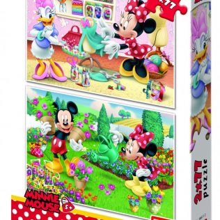 2 פאזלים בקופסה דיסני – מיני מאוס