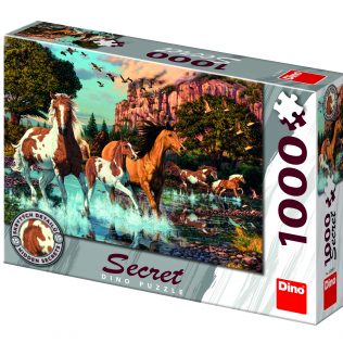 פאזל secret סוסים דוהרים