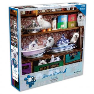 פאזל חתולים במטבח – 1000 חלקים – PLAYVIEW