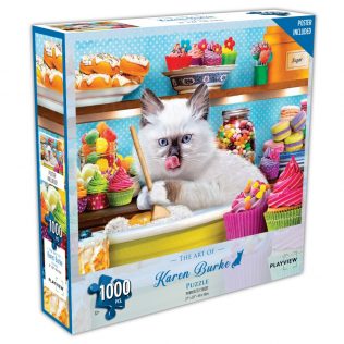 פאזל חתול מתוק – 1000 חלקים – PLAYVIEW