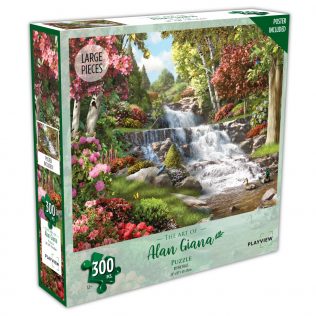 פאזל מפל בטבע – 300 חלקים – PLAYVIEW