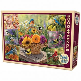 פאזל סלסלת פרחים