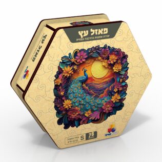 פאזל עץ – S טווס